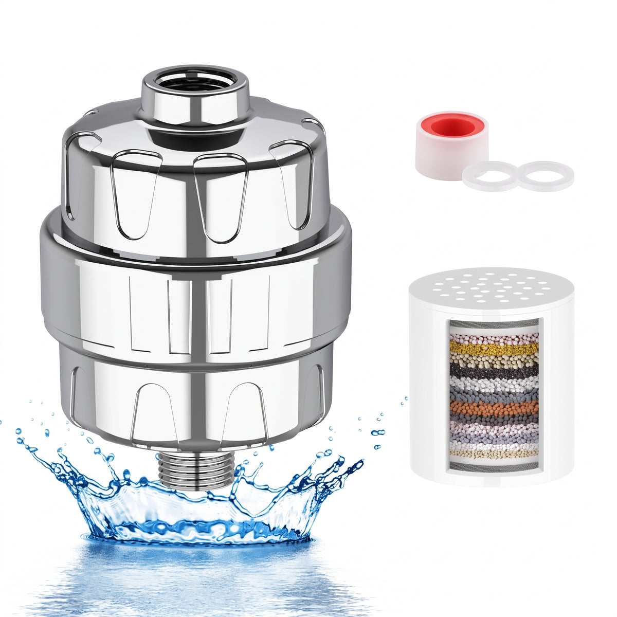 Inkstone Aqua 15-Stage Shower Filter